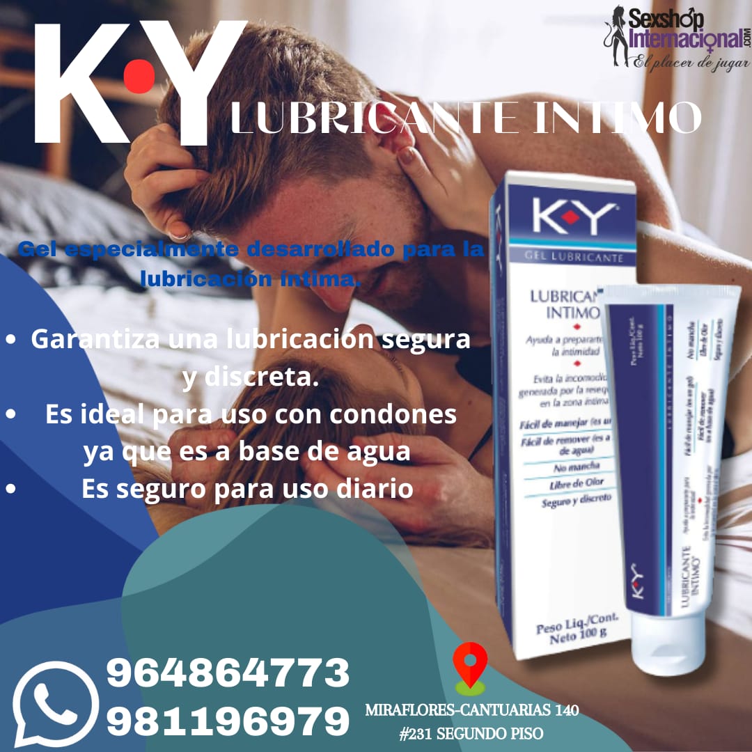 LUBRICANTE KY-GEL SOLUBLE AL AGUA-FEMENINO-PAREJAS-SEXSHOP LIMA 981196979 